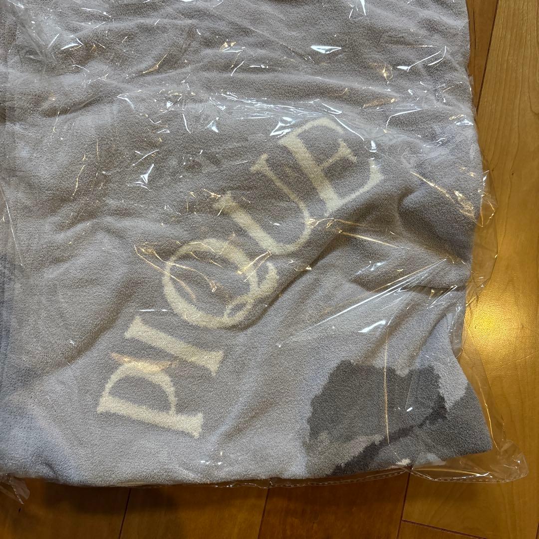 ジェラートピケ　ブランケット　シュナウザー