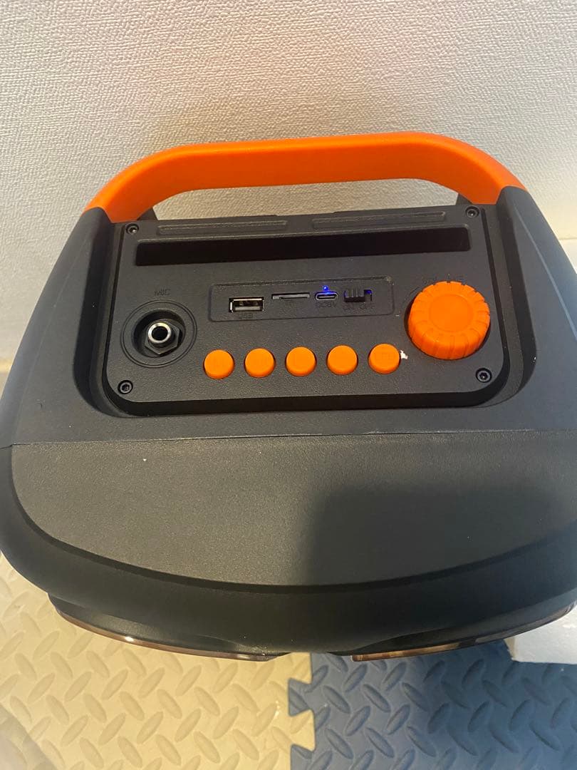 新品　JYXT28 ポータブルカラオケマシン（ワイヤレスマイク2本付き