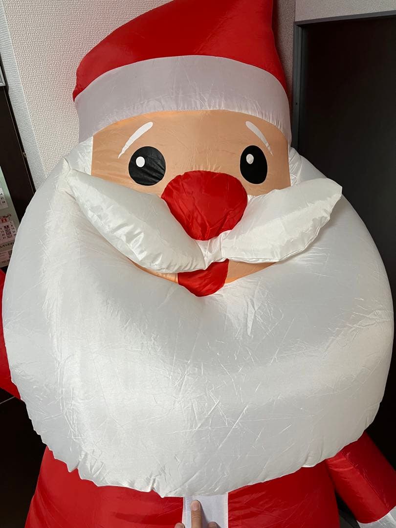 サンタクロース　エアブロー　特大　213cm trim a  ※中古