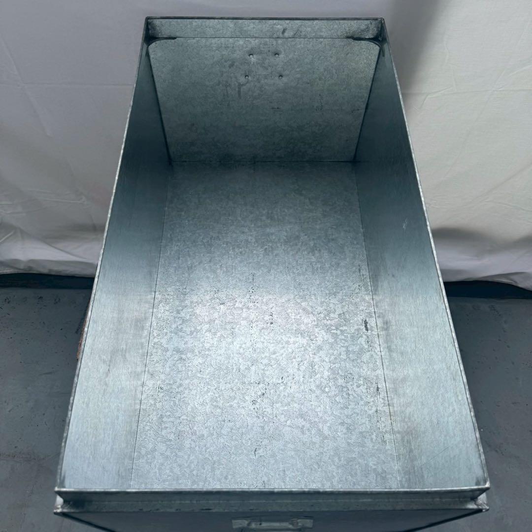 亜鉛メッキ ブリキ トタンスチールボックス レトロ 特大