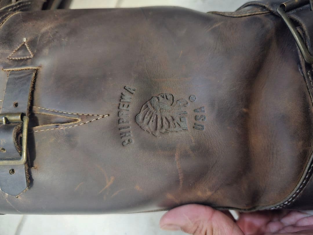 CHIPPEWA エンジニアブーツ スチールトゥ 90173 黒タグ 26.5