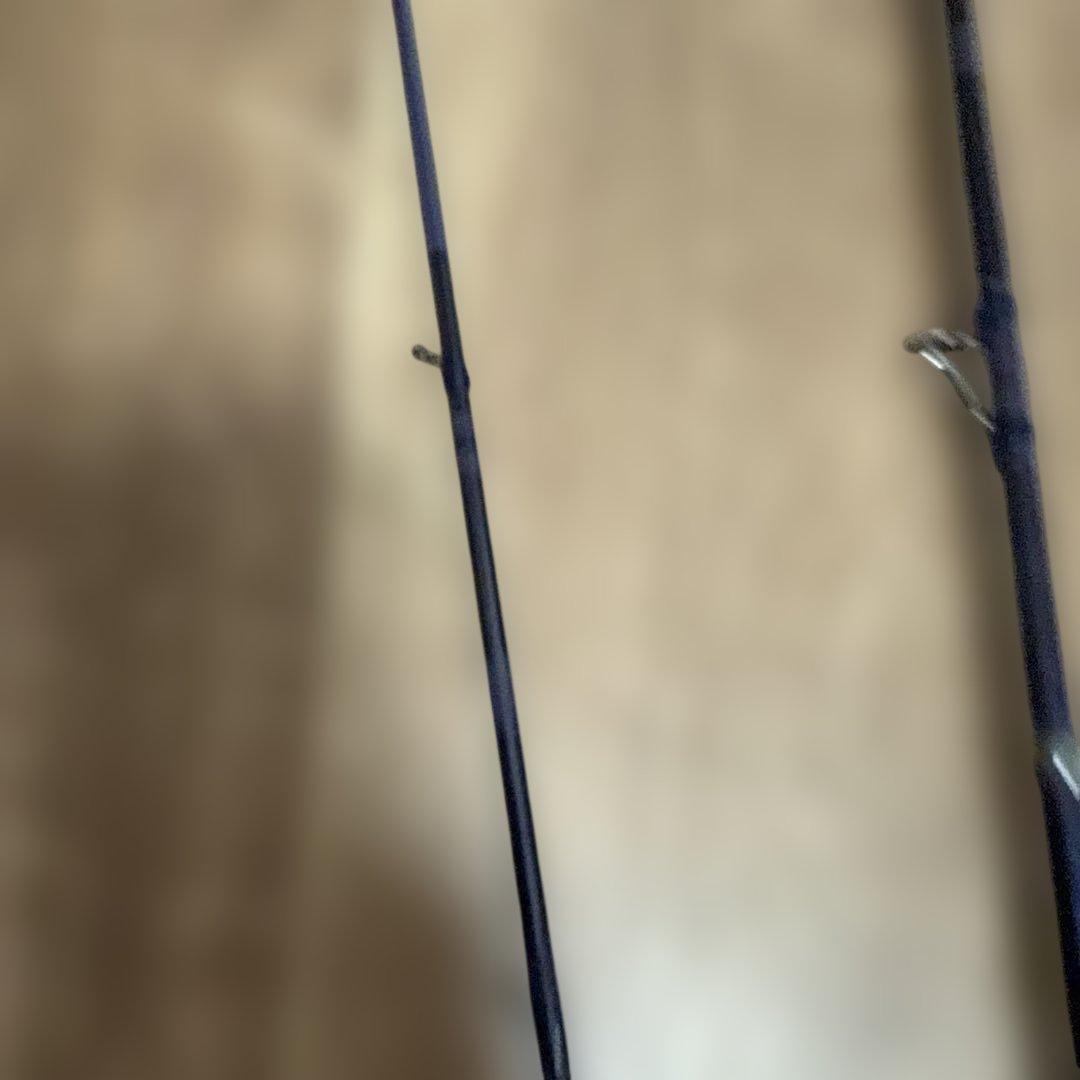 ヘラ竿をヘチ竿に改造2.5m