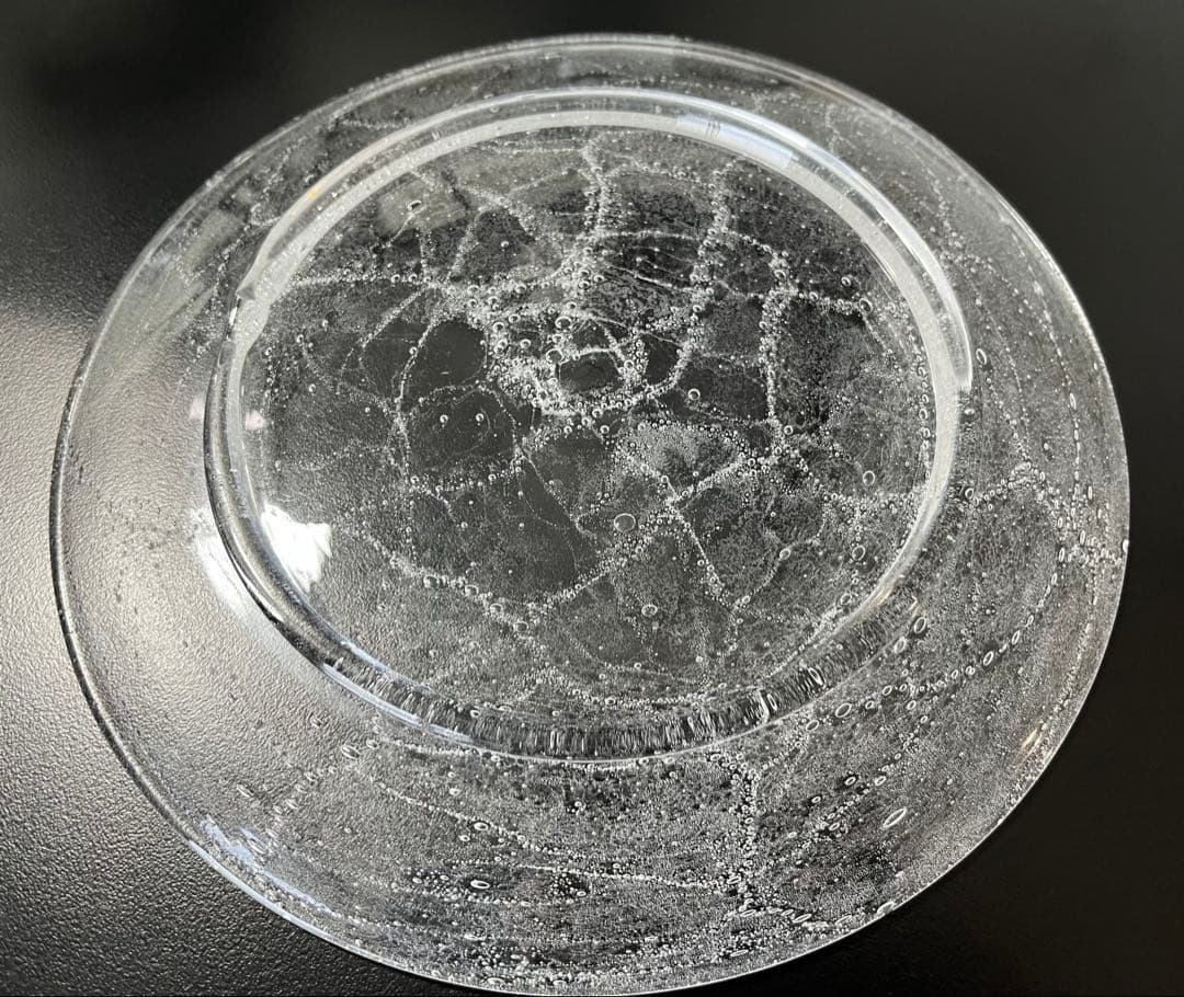 glass atelierえむに emuni ガラス ソーダのプレート