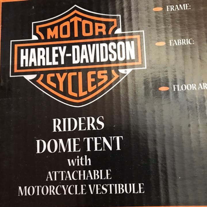 最終値下げ❗️ハーレーダビッドソン テント　バイカー ライダー