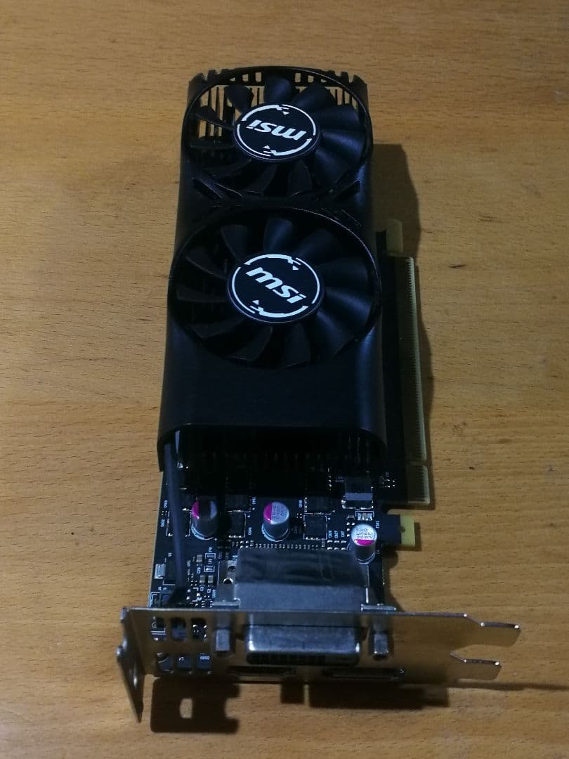 MSI GTX1050 Ti 4GB LP ロープロ 動作確認済