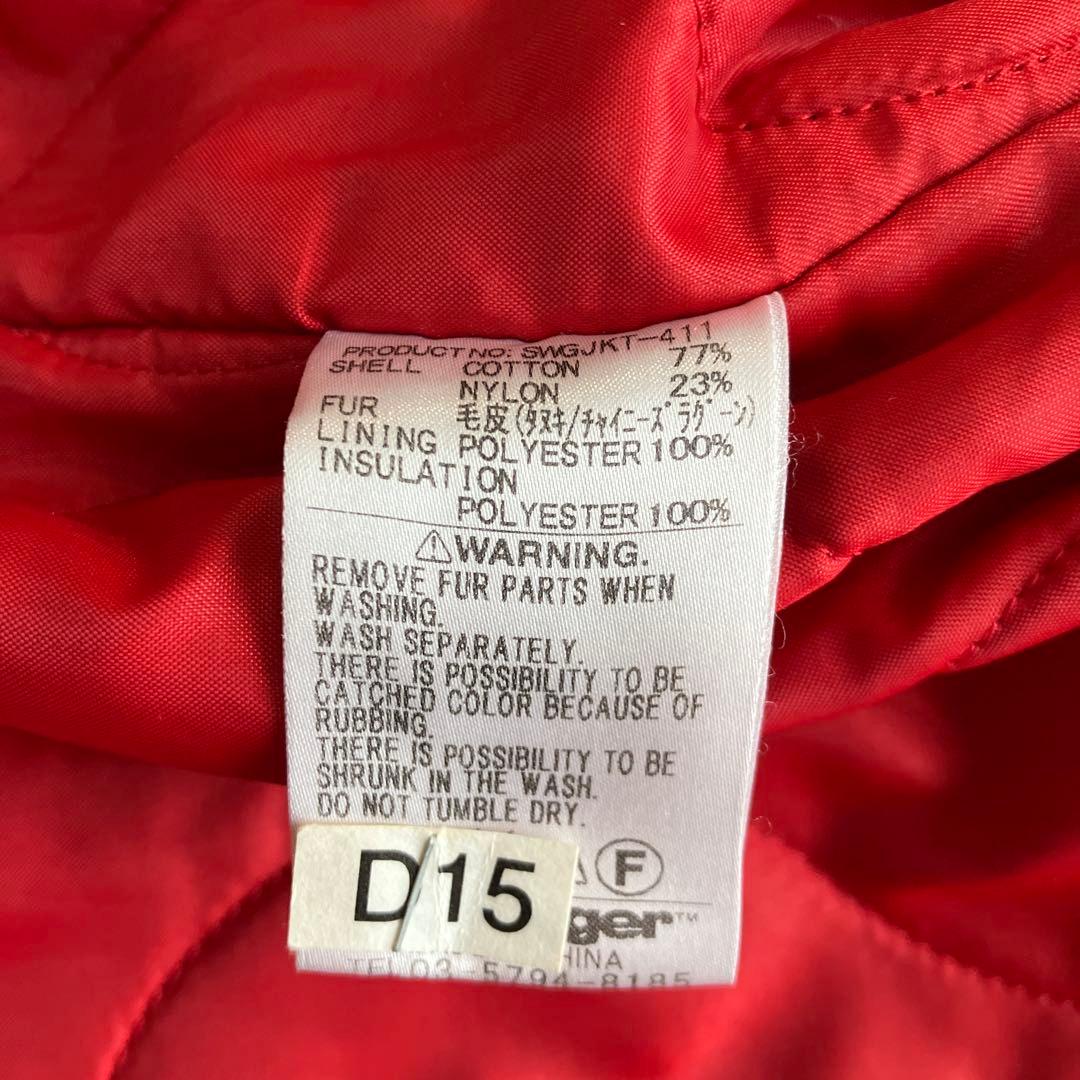 良品　スワッガー　アルファ　モッズコート　ミリタリー　オリーブ　ペンキ加工