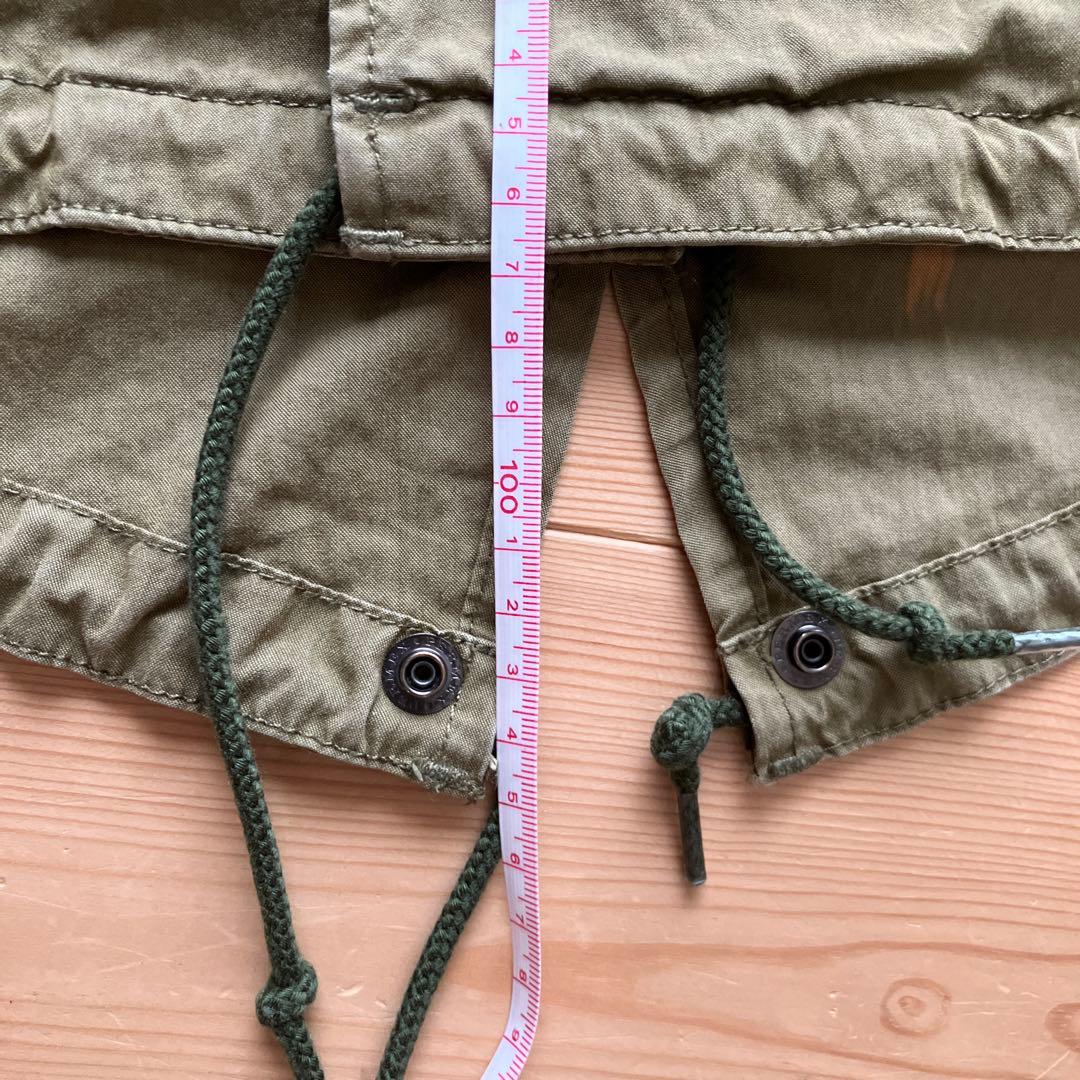 良品　スワッガー　アルファ　モッズコート　ミリタリー　オリーブ　ペンキ加工