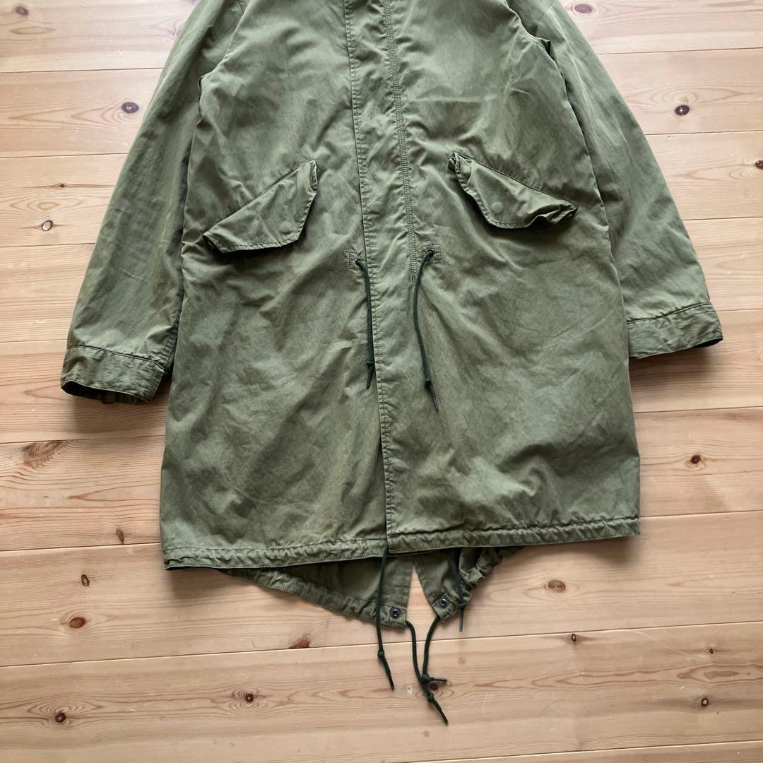 良品　スワッガー　アルファ　モッズコート　ミリタリー　オリーブ　ペンキ加工