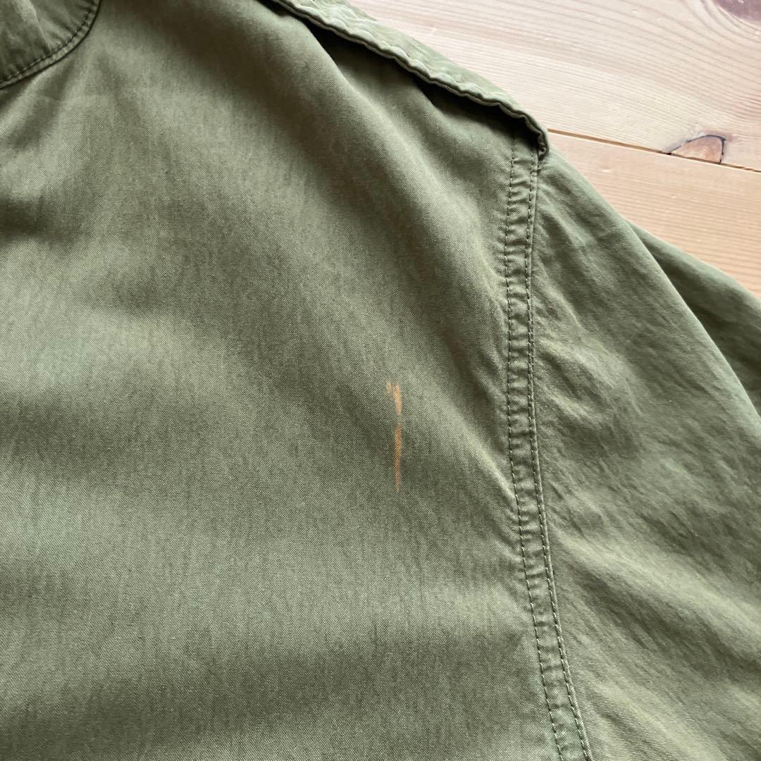 良品　スワッガー　アルファ　モッズコート　ミリタリー　オリーブ　ペンキ加工