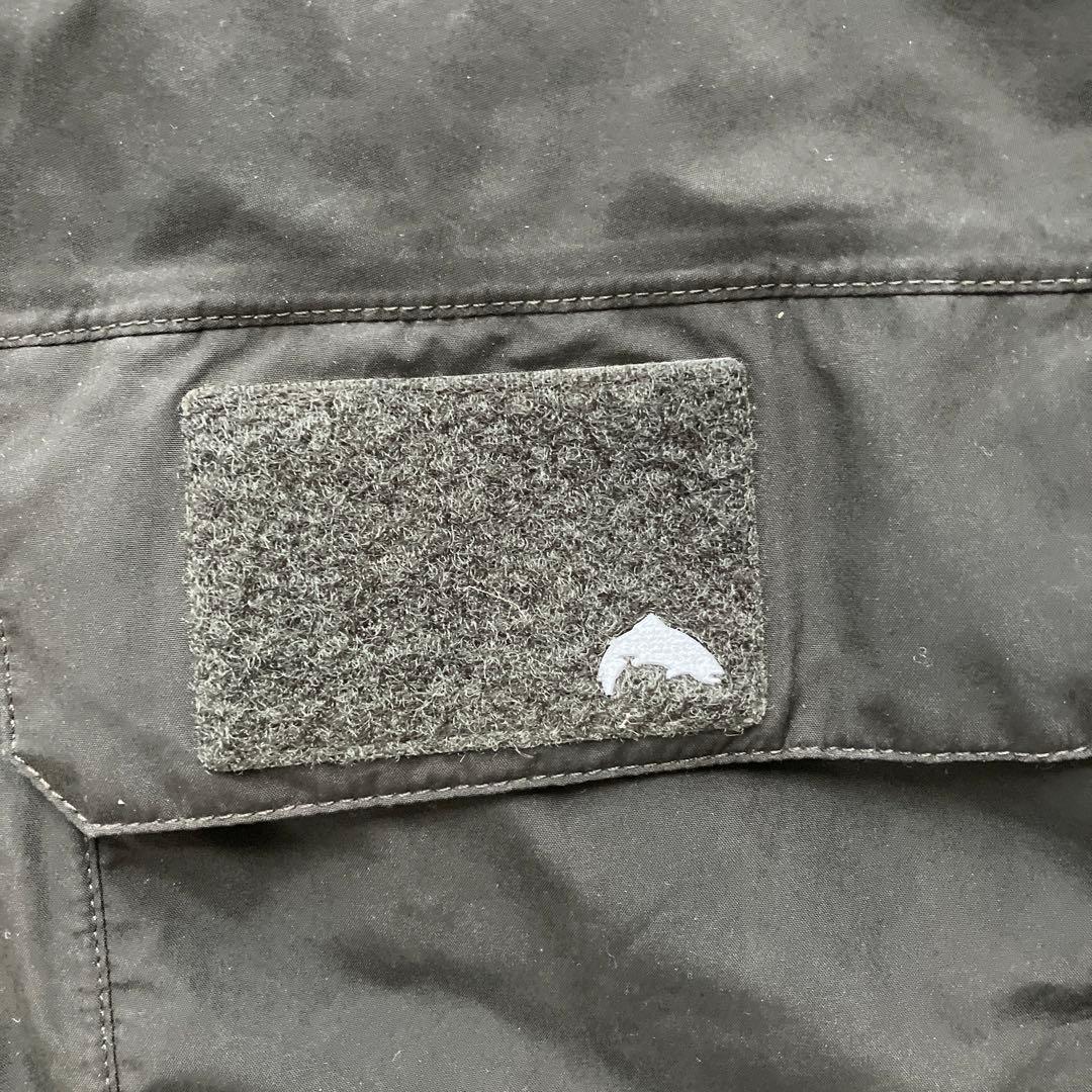 Simms GORE-TEXフィッシングガイドジャケット ダークグリーン