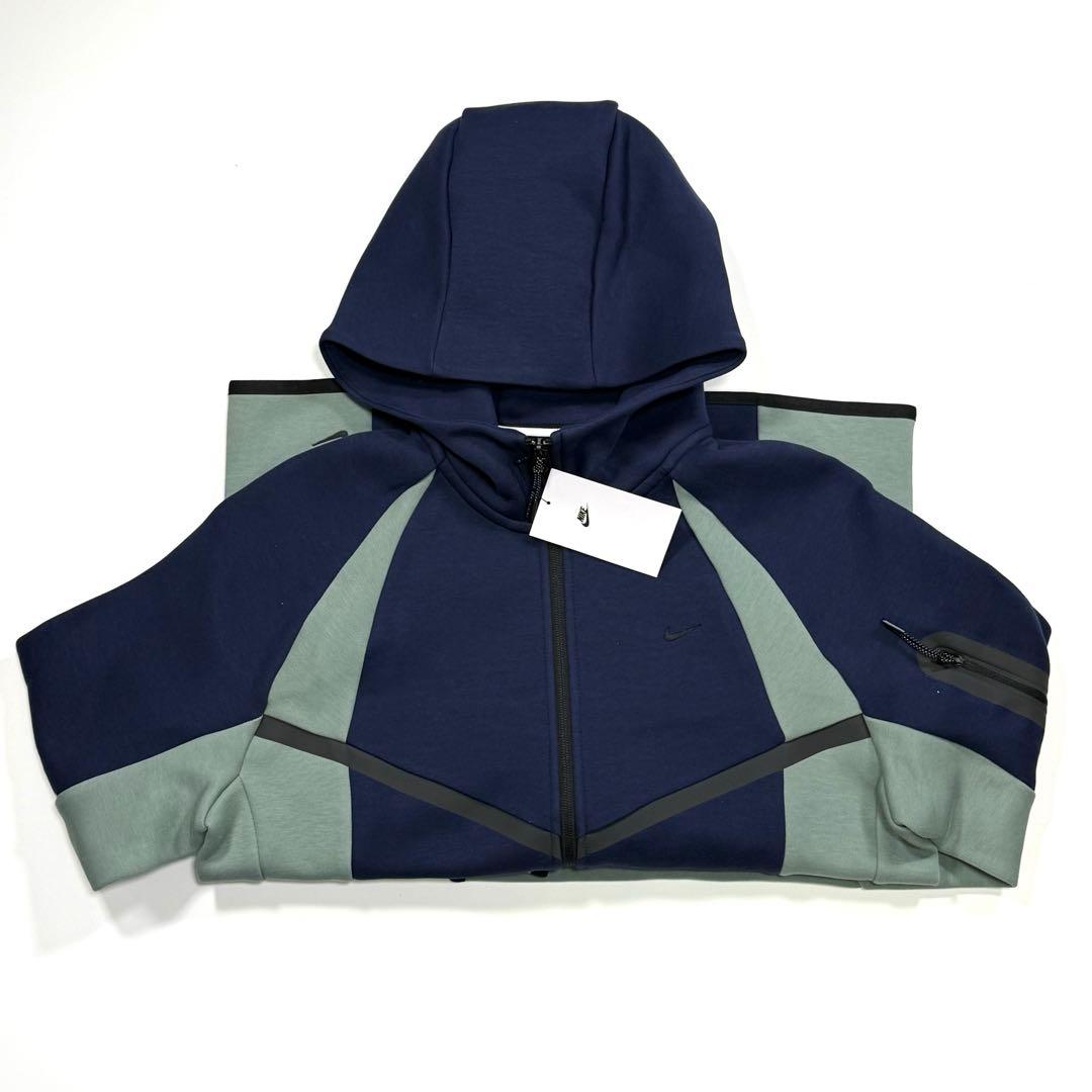 ナイキ　テックフリース　ウィンドランナー　パーカー　パンツ　セットアップ　L 紺