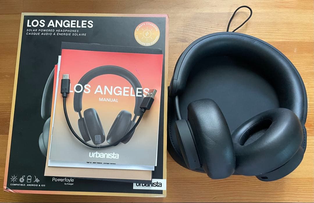 LOS ANGELES ソーラー駆動ヘッドホン