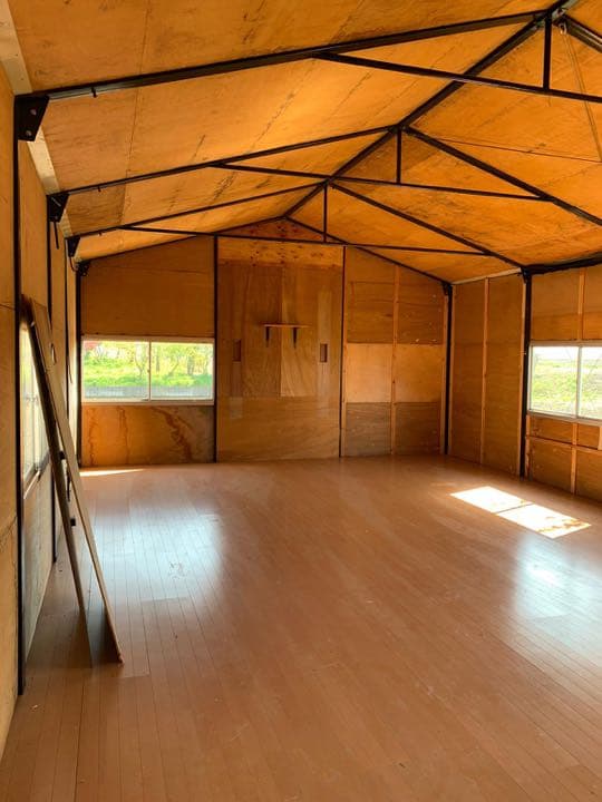 30畳 フローリングハウス！ バラしてパレットに乗せ済み