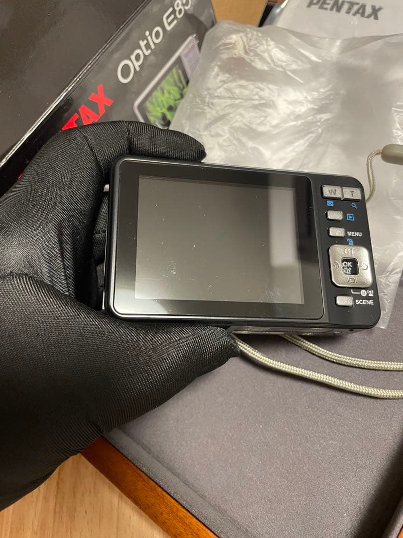 PENTAX Optio E85 12.1メガピクセル【ほぼ未使用　 １回のみ】