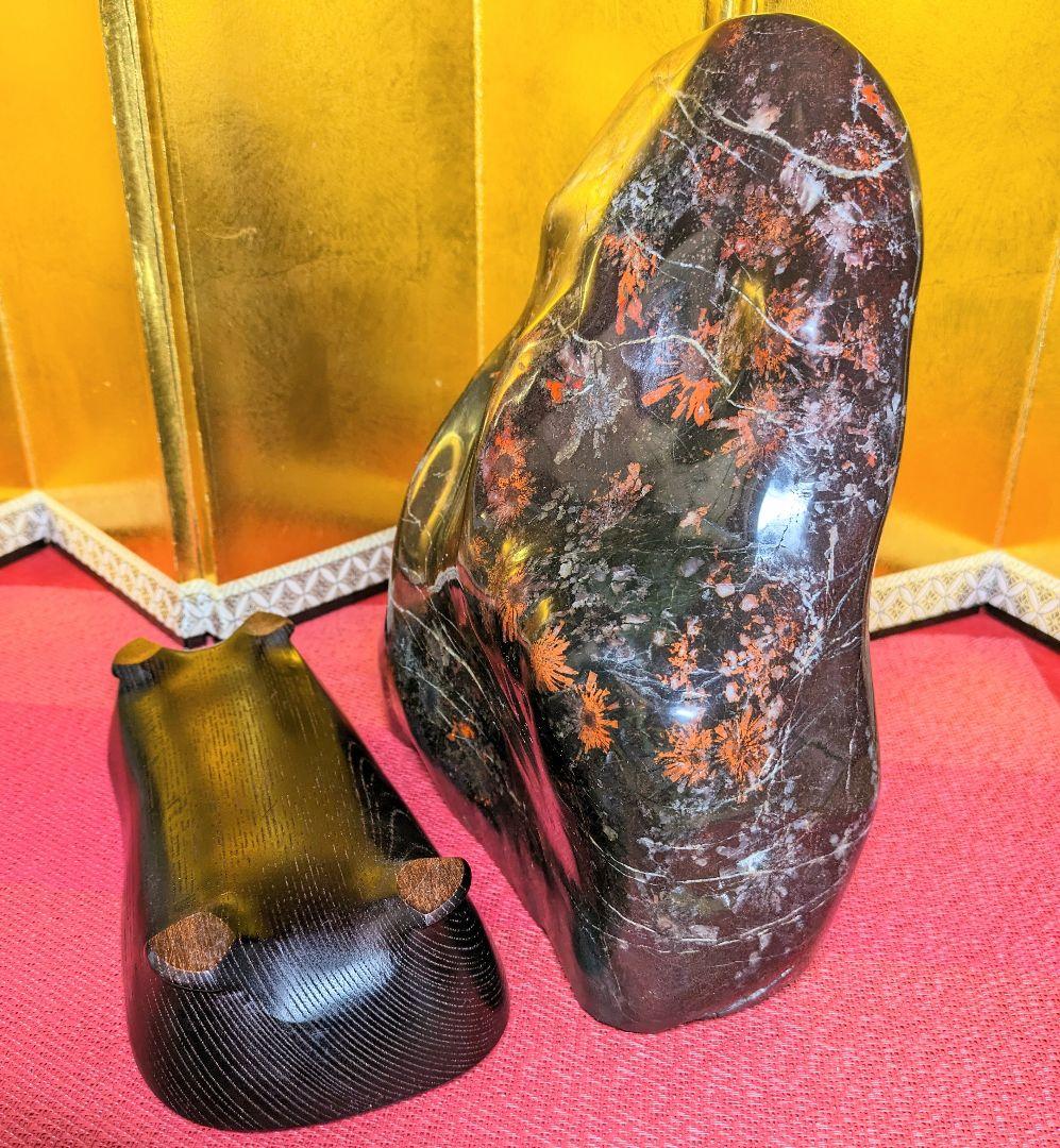 菊花石 岐阜県根尾谷産6.4kg 鑑賞石 観賞石 水石 盆石 置物 天然石