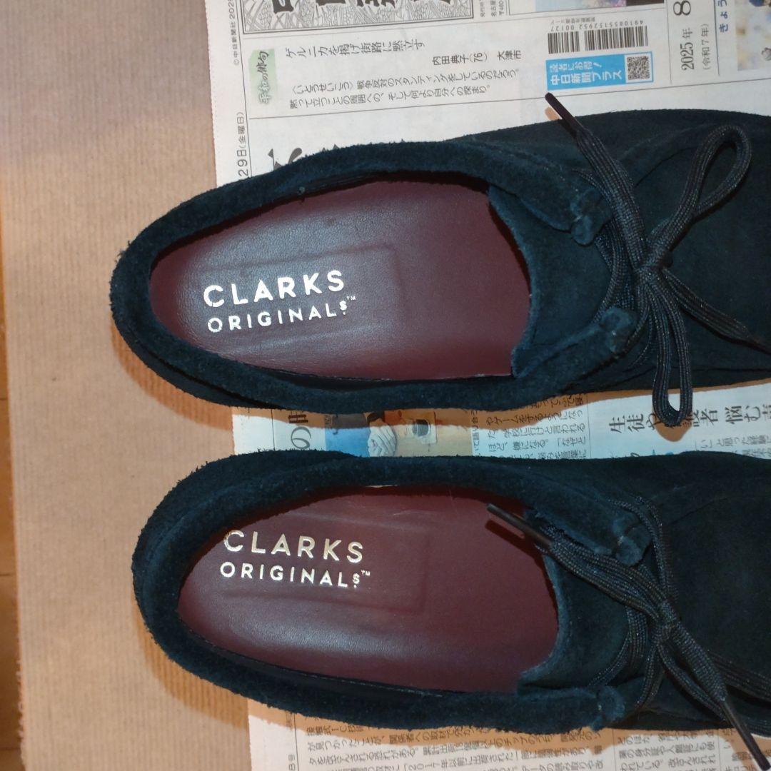 クラークス　ワラビー　GORE-TEX　ビブラムソール　スエード UK8 1/2