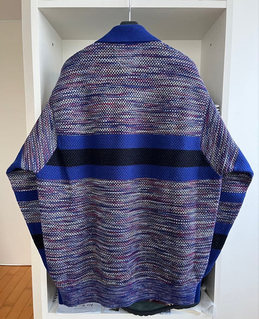 kolor 26SS 26SCM-N07306 ハーフジップニット Blue 5