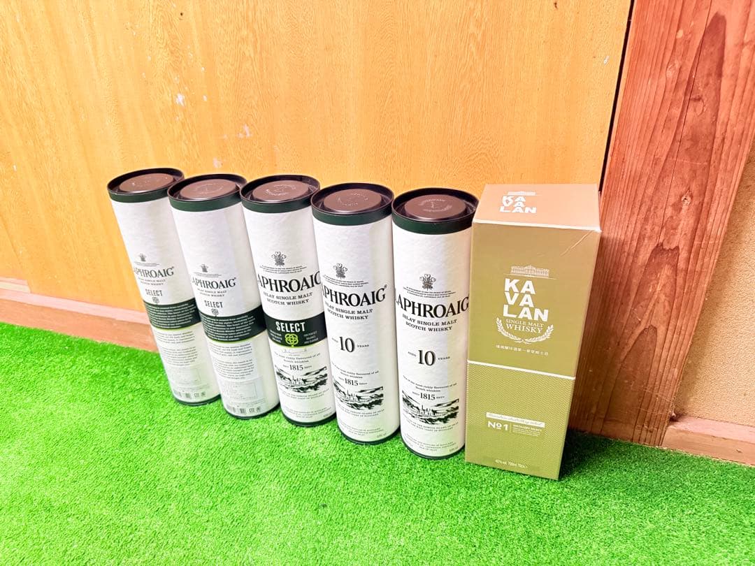 Laphroaig セレクト・10年・Kavalan 5本セット
