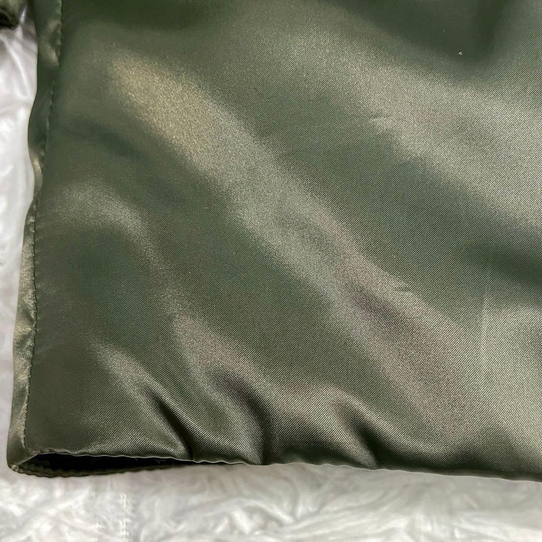 未使用級★ARMANI JEANS★ロゴ金具 モッズコート リアルダウン 38