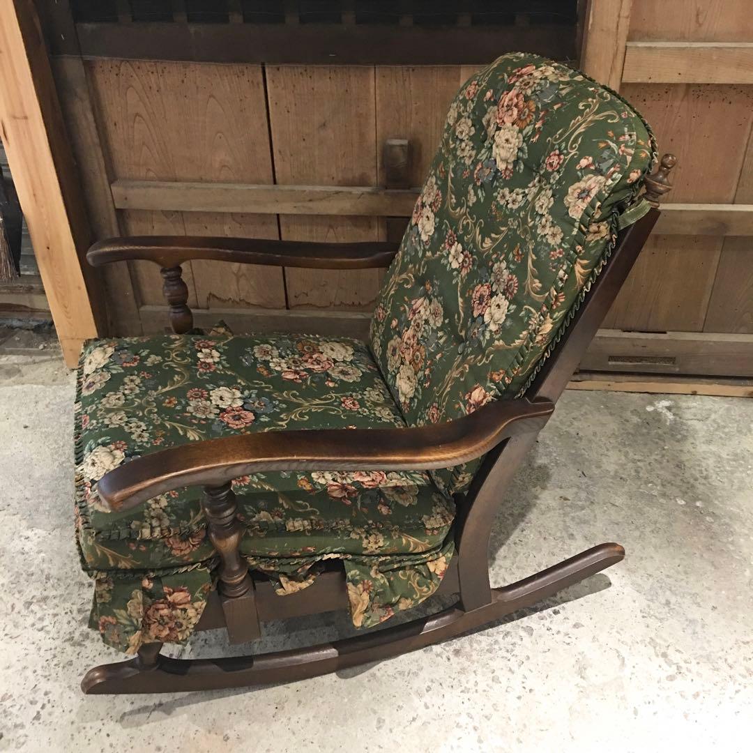 ☆ヴィンテージ☆キツツキマーク ロッキングチェア 椅子 飛騨産業