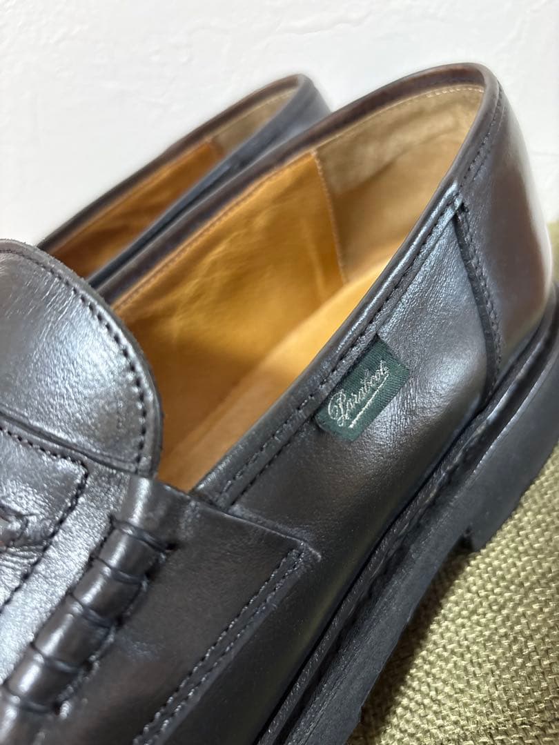 パラブーツ　ランス　ローファー　黒