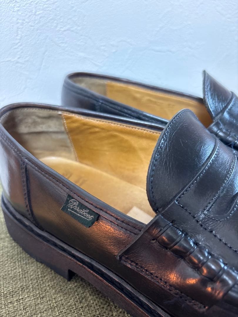 パラブーツ　ランス　ローファー　黒