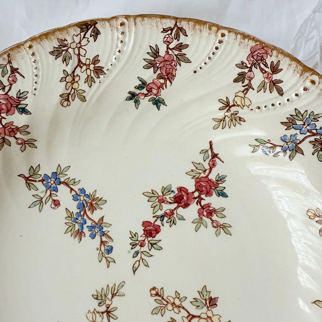 裏カケ有】 サルグミンヌ ルイ15世 スーププレート フランスアンティーク