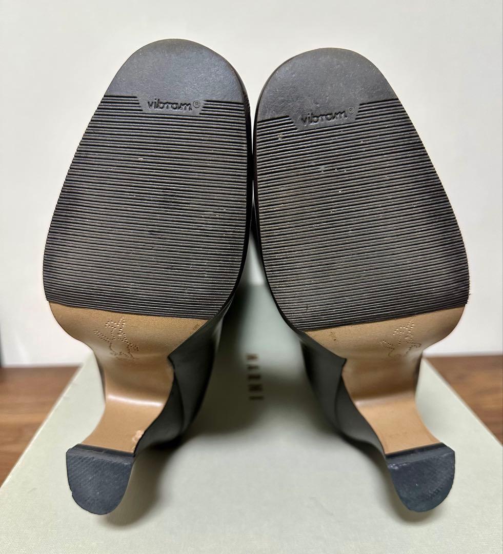 【美品/MARNI】ジップアップロングブーツ 38（24.5〜25cm）