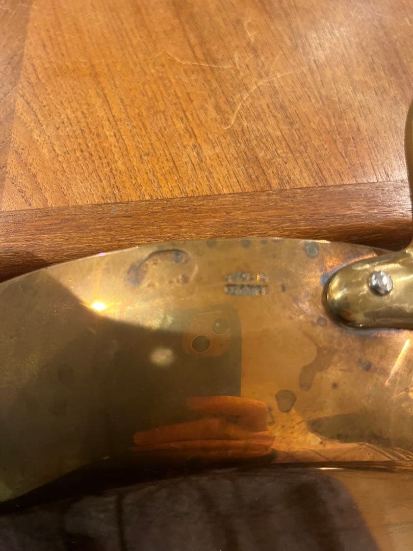 パリsimon銅製パエリア鍋26.5cm