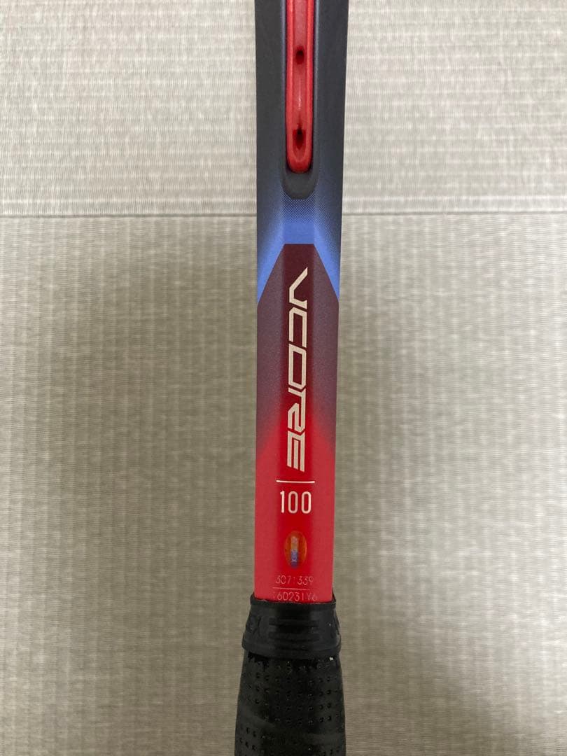 YONEX VCORE 100 テニスラケット G2 赤 2023年モデル