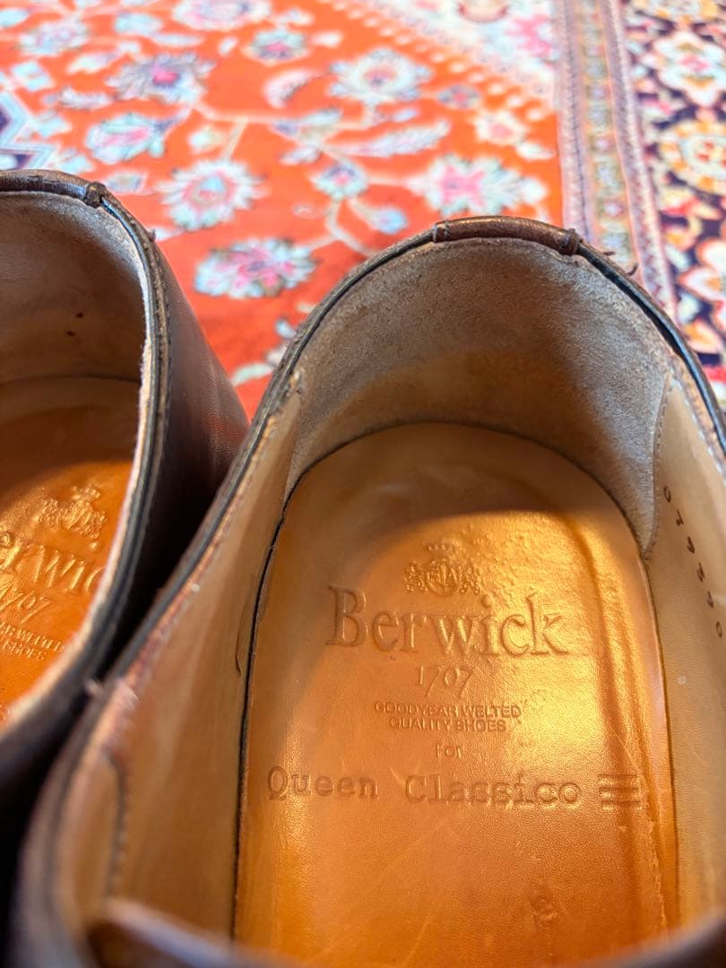 D*S様 Berwick Uチップ　vibramソール　25センチ
