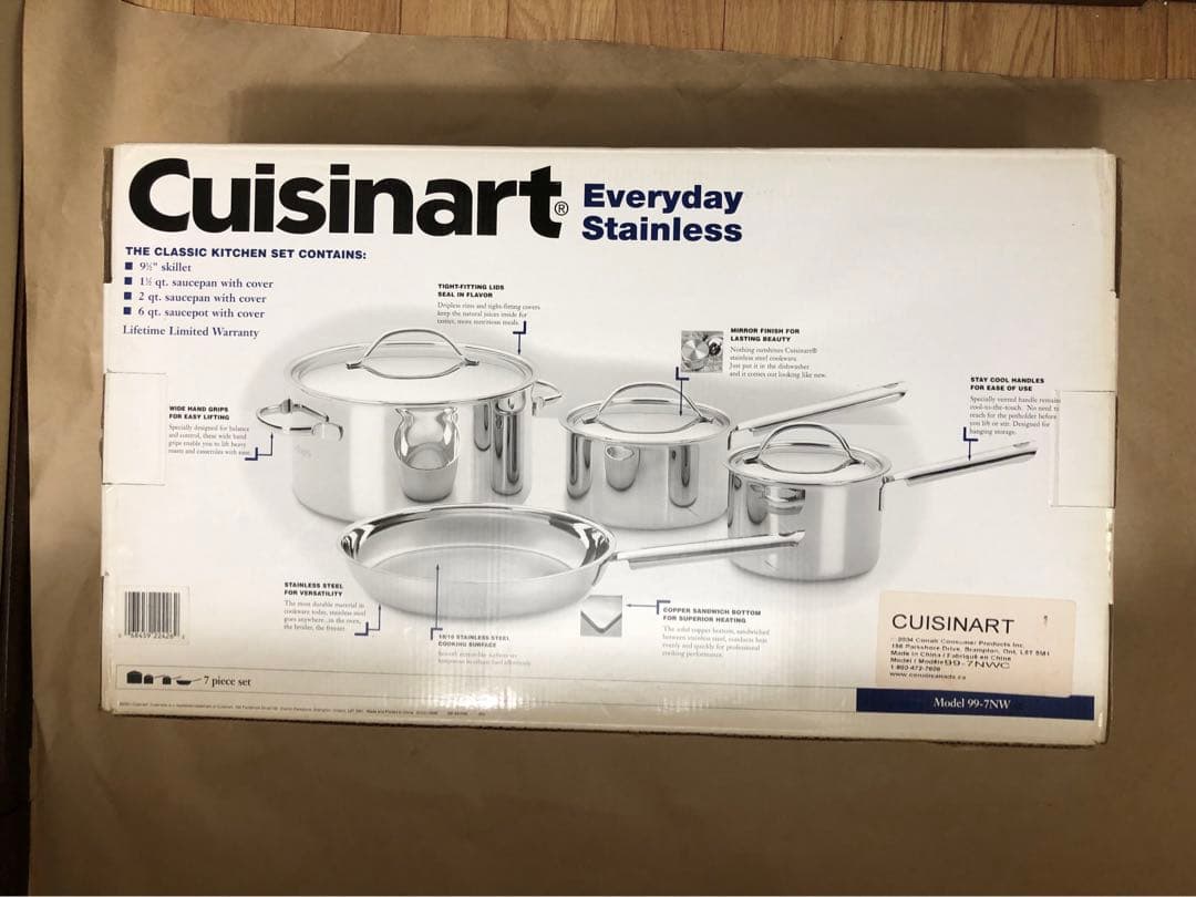 未使用　クイジナート Cuisinart 鍋　フライパン　7ピースセット