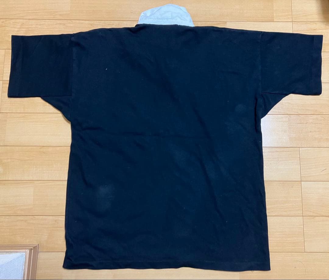 【CANTERBURY】カンタベリー オールブラックス ラガーシャツ L