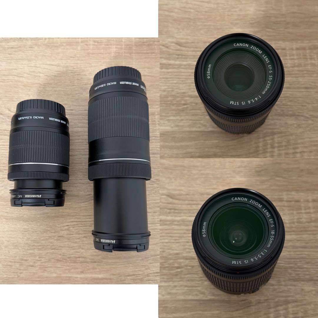 Canon EOS Kiss X8i 本体 レンズセット