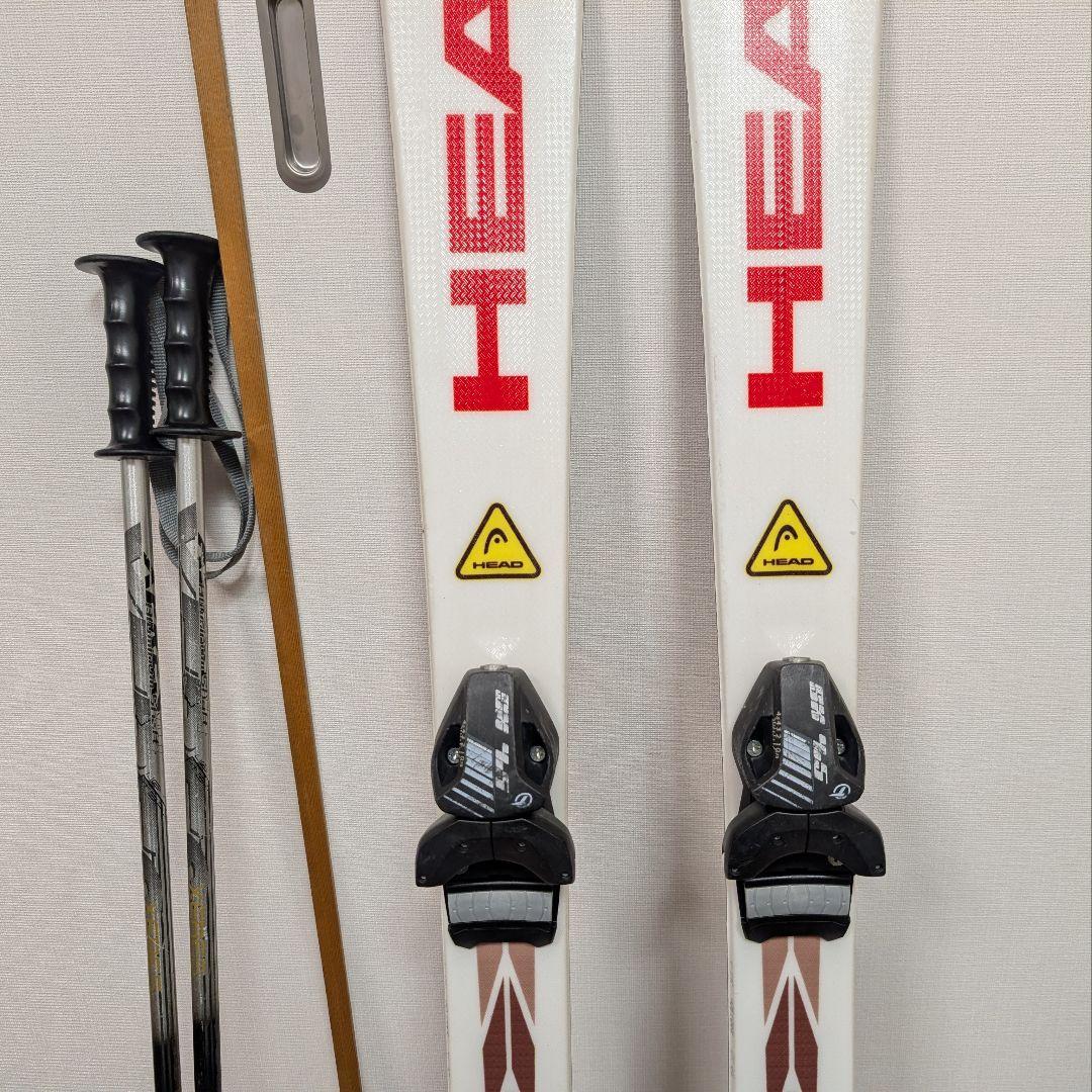 ​【ジュニア スキー4点セット】板117/靴21.5/ポール/ケース