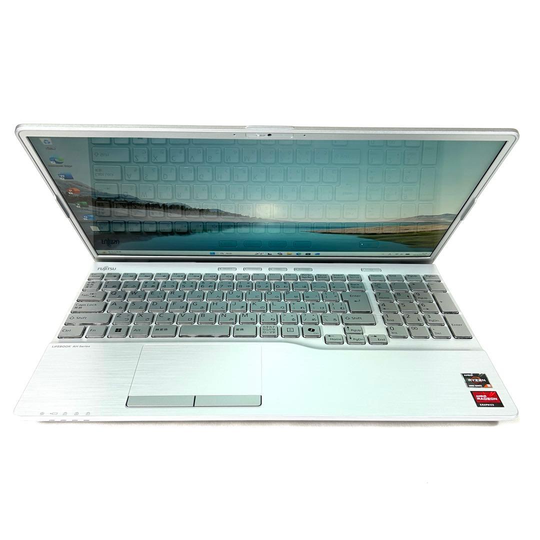 超美品 富士通LIFEBOOK AH450/JA バッテリー新品同等 DVD