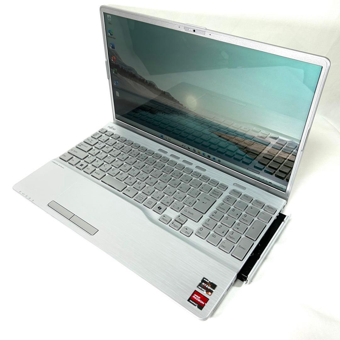 超美品 富士通LIFEBOOK AH450/JA バッテリー新品同等 DVD