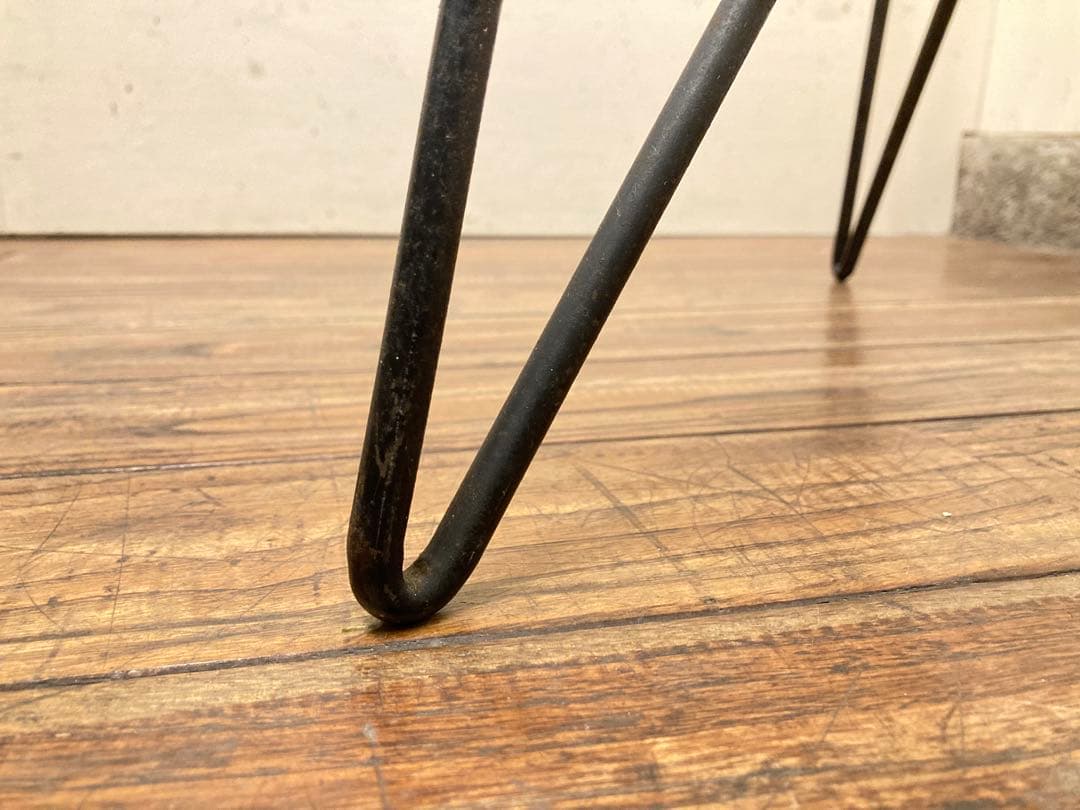 60'sヴィンテージ 鉄×真鍮 スチールコートハンガー フランスアンティーク