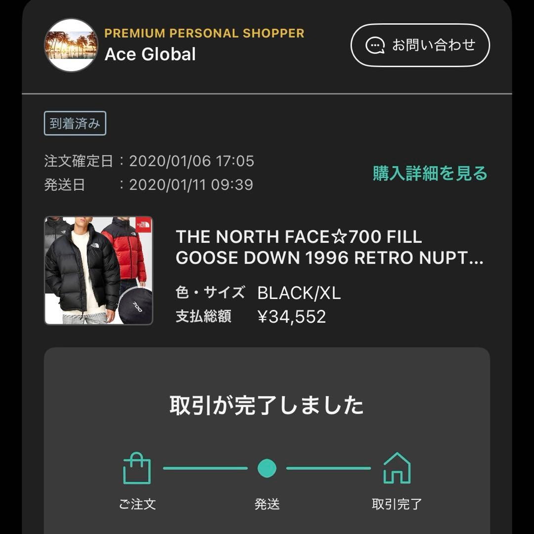 US企画 XL ノースフェイス ダウンジャケット レトロ 1996 ヌプシ