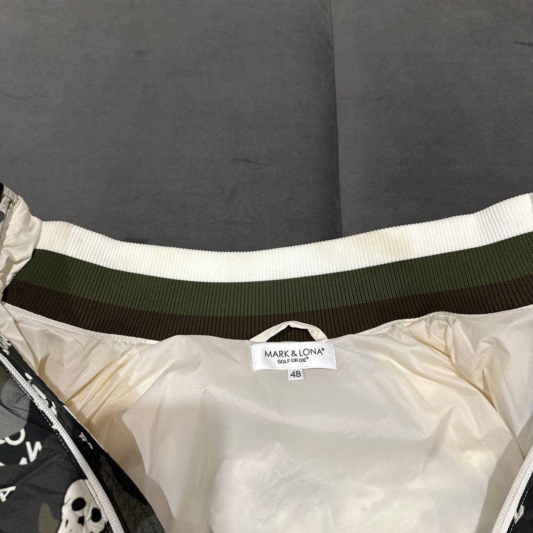 【MARK&LONA】ダウンジャケット カモフラージュジャケット　L