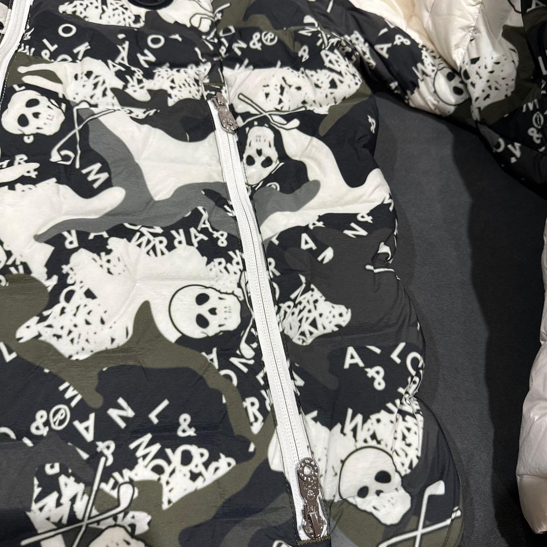 【MARK&LONA】ダウンジャケット カモフラージュジャケット　L