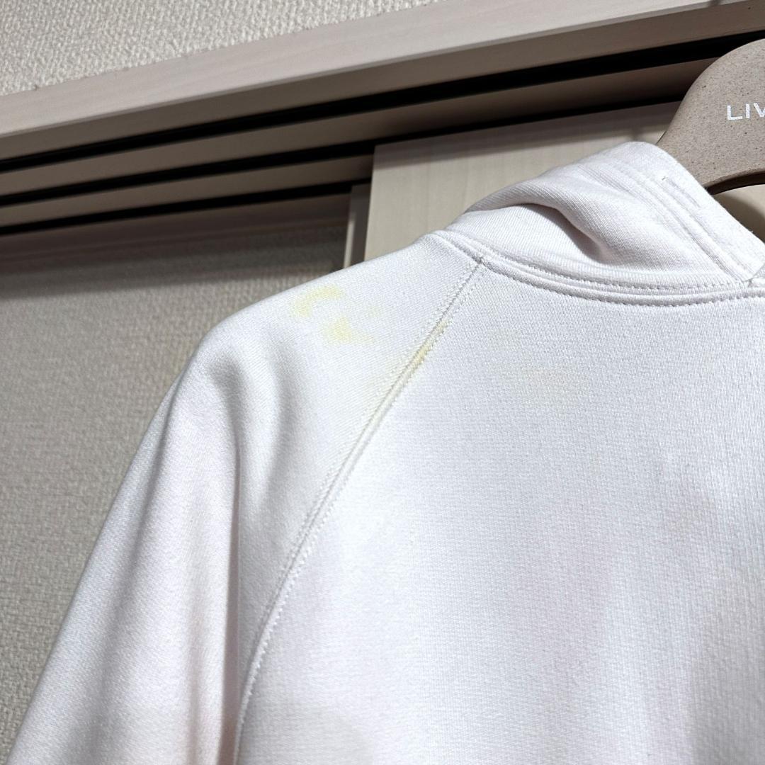 BALENCIAGA　パーカー　白　サイズ1　※汚れあり　HR0296