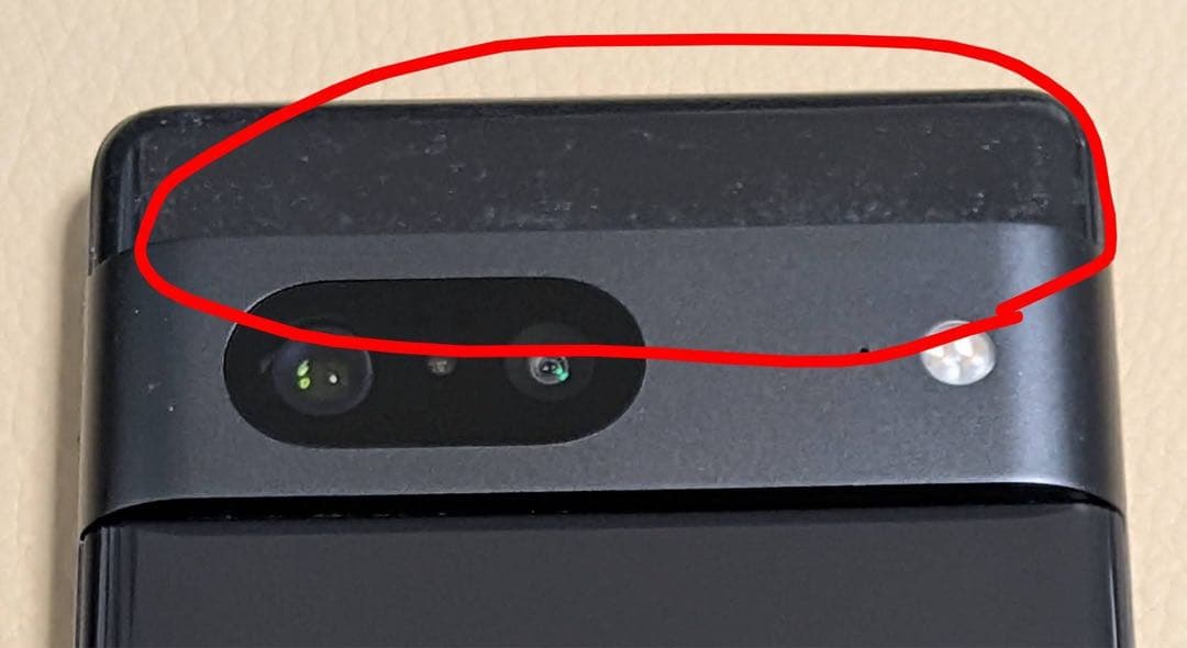 スマートフォン　Google Pixel 7a カラー　チャコール