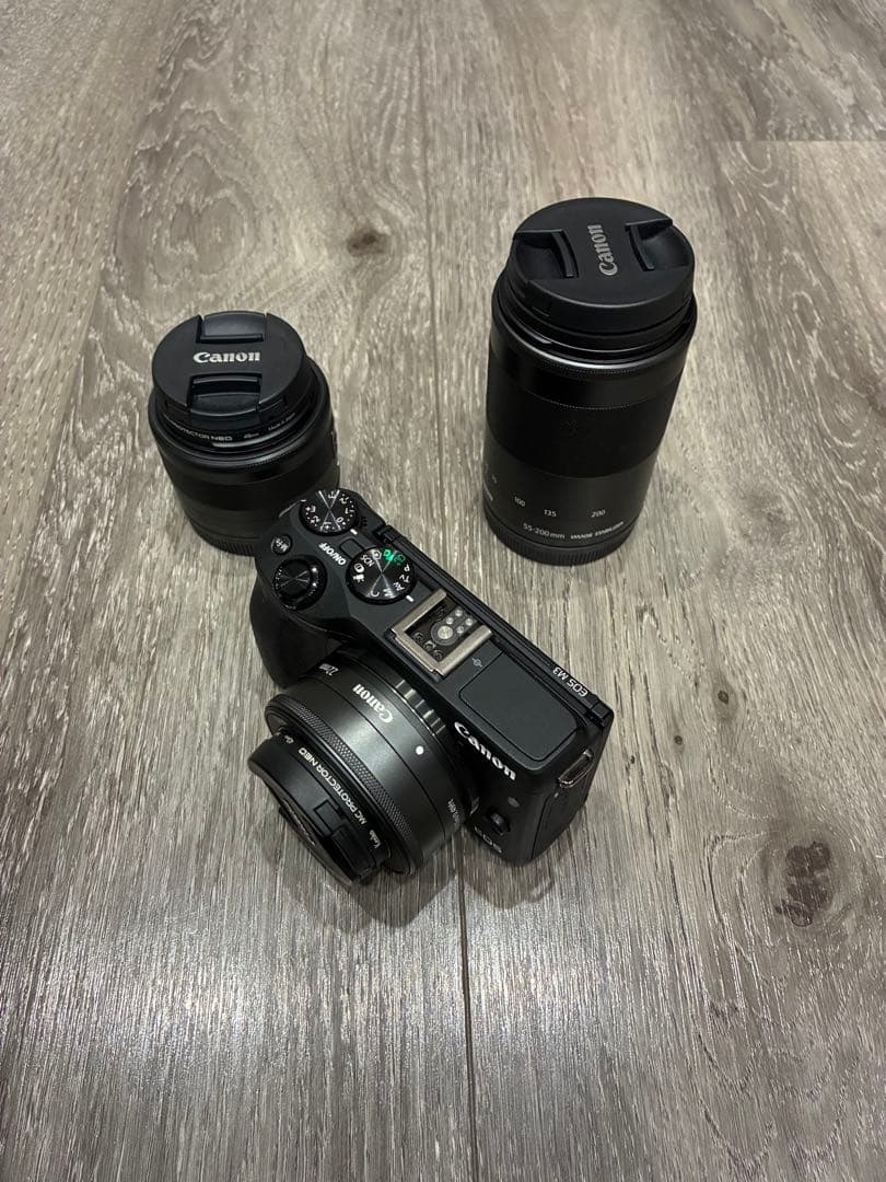 Canon ミラーレスEOS M3 交換レンズ 三脚etc.