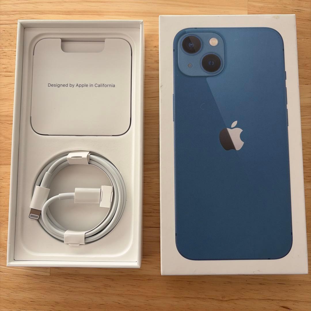 【海外版】iPhone 13 128GB ブルー シャッター音無 Simフリー