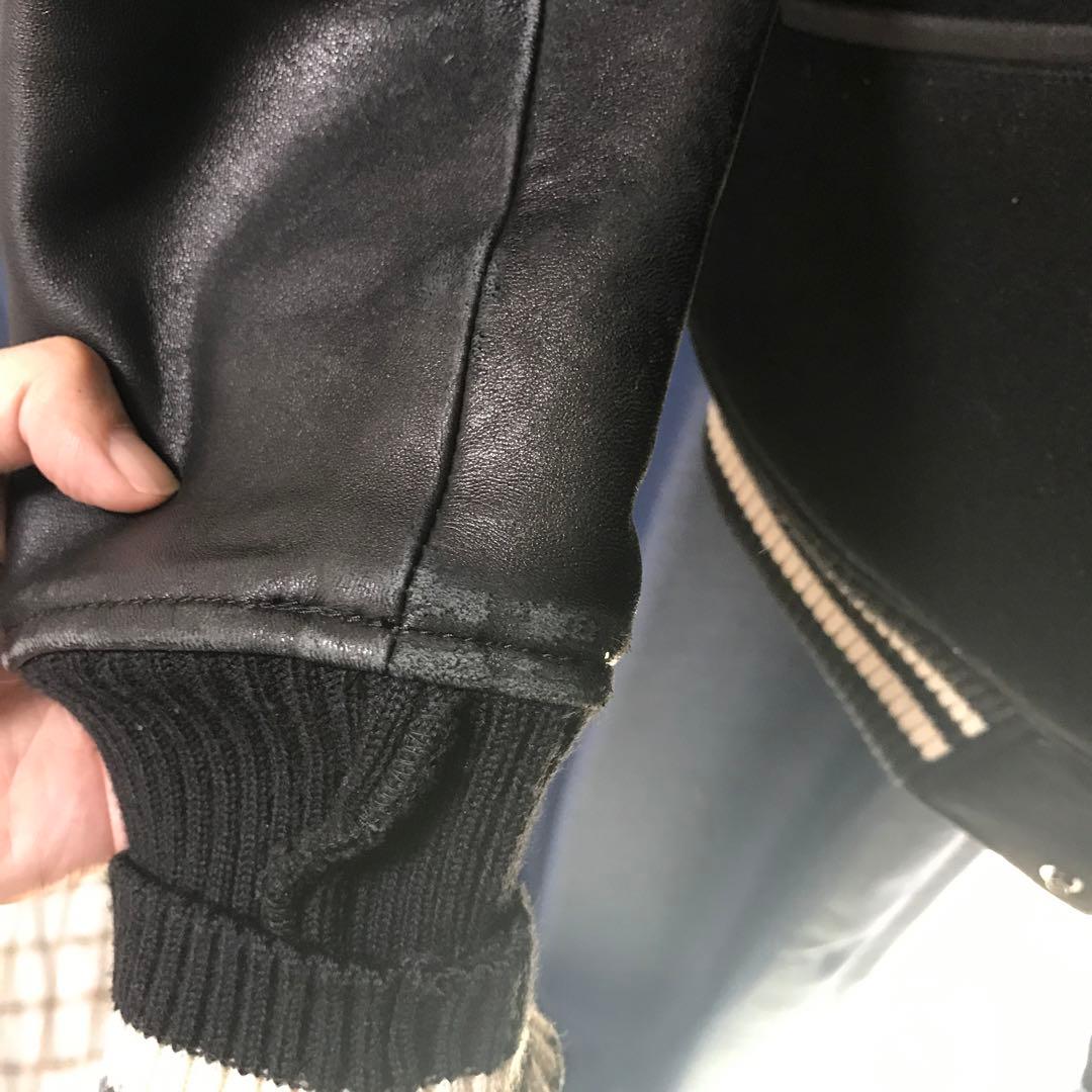 hystericglamour ヒステリックグラマー 袖レザー スタジャン