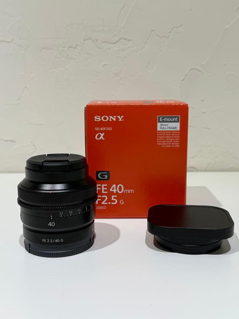 【極美品】SONY SEL40F25G 単焦点40mm