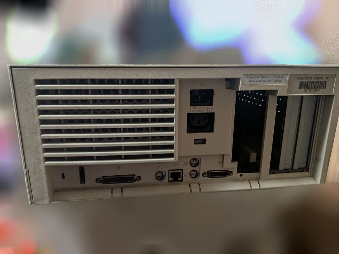 Apple Power Macintosh G3 出品から2ヶ月で破棄