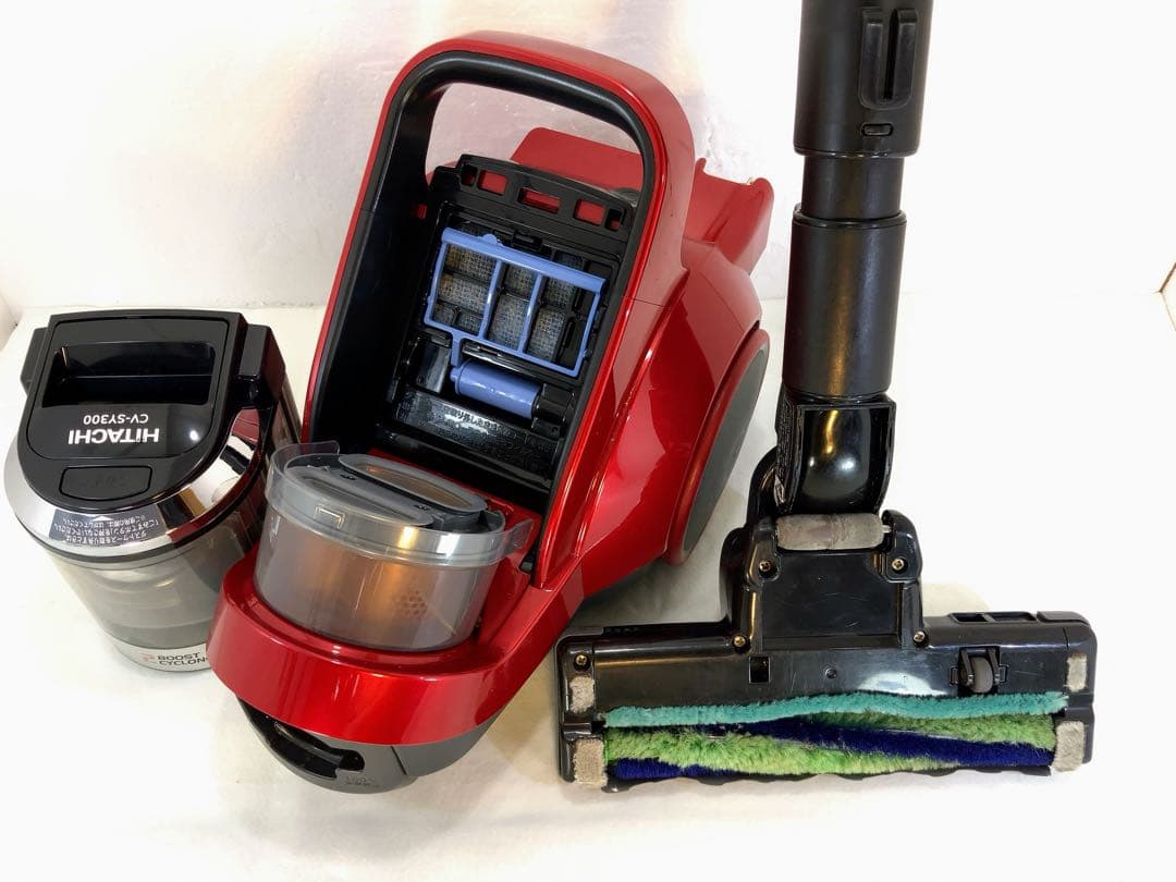 HITACHI 2段ブーストサイクロン CV-SY300 ルビーレッド