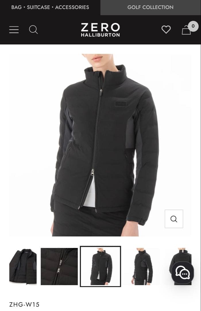 【新品未使用】ゼロハリバートン GOLFパデッドブルゾン